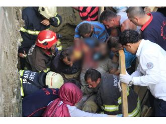 Göçük altından çıkarılan işçi hayatını kaybetti