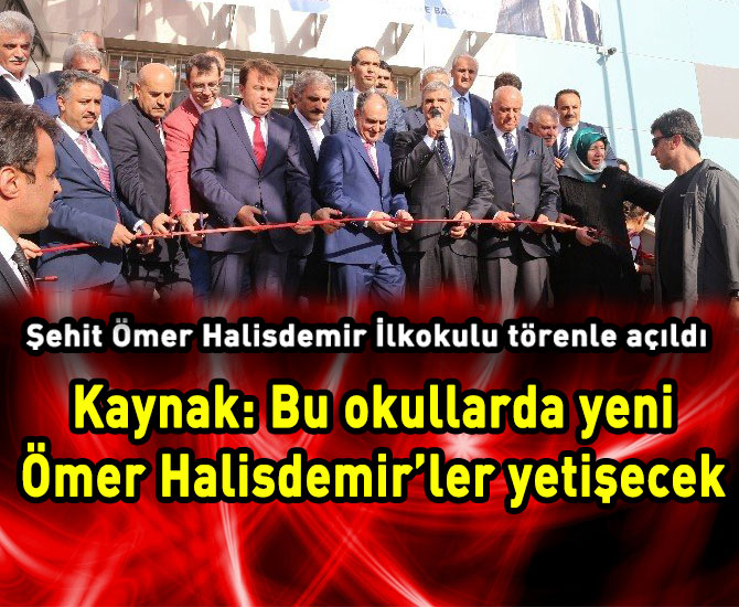 Şehit Ömer Halisdemir İlkokulu törenle açıldı