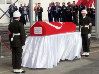 Şehit Piyade ER son yolculuğuna uğurlanıyor