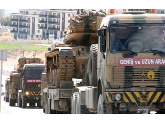 Silopi sınırına askeri sevkiyat