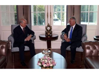 Yıldırım-Bahçeli görüşmesi 1 saat 10 dakika sürdü