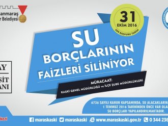 Su borçlarına yönelik yapılandırma işlemleri devam ediyor