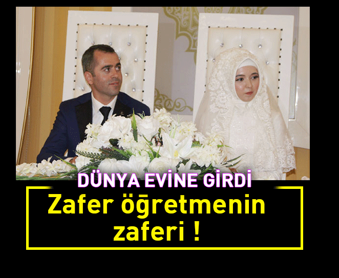 Zafer öğretmenin zaferi !
