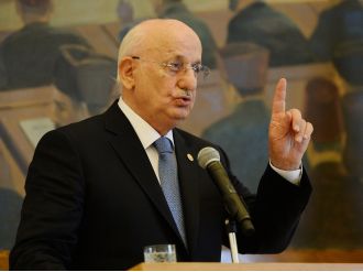 Irak heyeti o konuşurken salonda bulunmadı