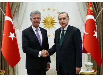 Cumhurbaşkanı  Erdoğan’ın büyükelçileri kabul etti