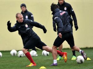 Galatasaray, Derbi Maçı Hazırlıklarını Sürdürüyor