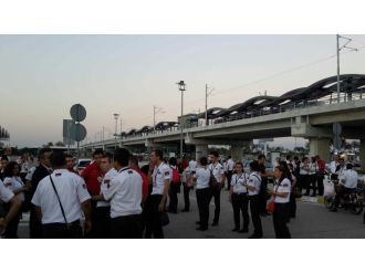 Havalimanında 306 güvenlik görevlisine şok