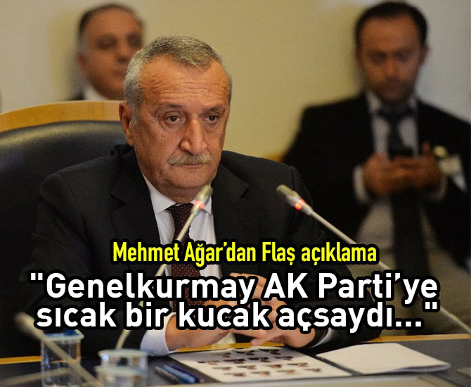 "Genelkurmay AK Parti’ye sıcak bir kucak açsaydı..."
