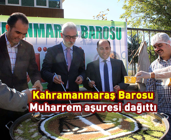 Kahramanmaraş Barosundan aşure etkinliği