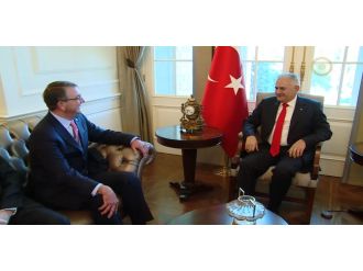 Yıldırım-Carter görüşmesi 30 dakika sürdü