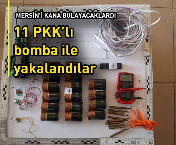 11 PKK'lı bombacı yakalandı