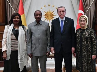 Cumhurbaşkanı Erdoğan Gineli mevkidaşıyla görüştü