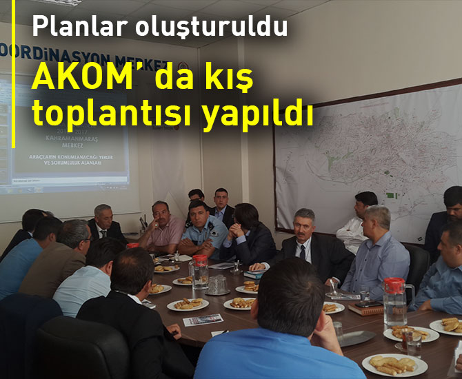 AKOM’ da kış toplantısı yapıldı