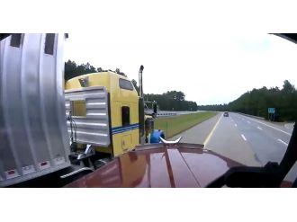 Otoyolda faciadan dönüldü !