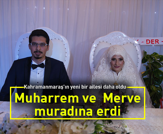 Muharrem ve  Merve muradına erdi