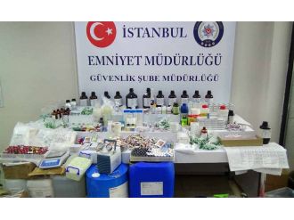 İstanbul’da sahte ilaç operasyonu kamerada