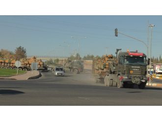 Suriye sınırına askeri sevkiyat