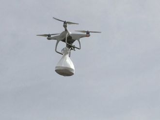 Emniyet müdürü "drone"la gönderdi