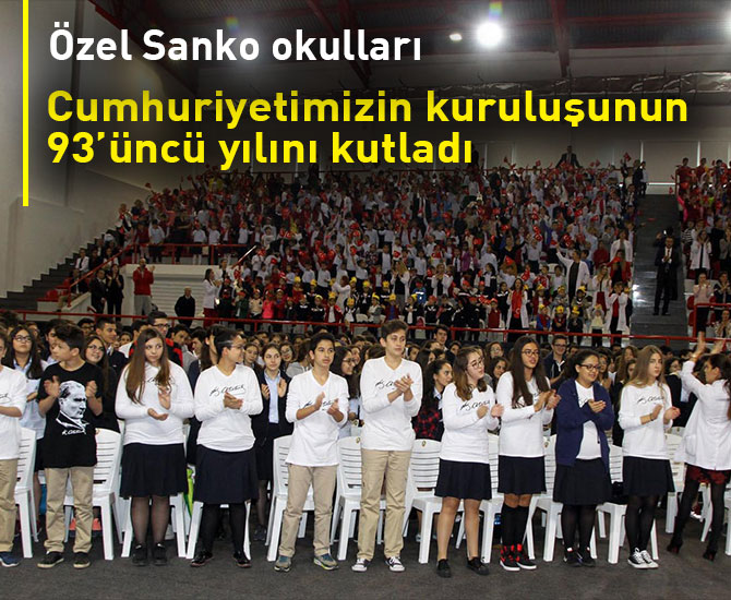 Cumhuriyetimizin kuruluşunun 93’üncü yılını kutladı