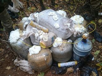 Bingöl’de 1 ton patlayıcı ele geçirildi