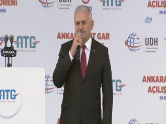 YHT Ankara Garı açılışında konuştu