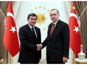 Erdoğan, Türkmenistan Dışişleri Bakanı’nı kabul etti