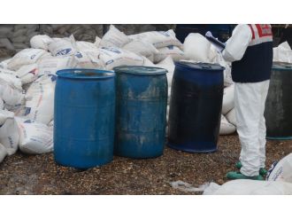 450 kilo amonyum nitrat ele geçirildi