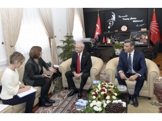 Kılıçdaroğlu Yeşiller Grubu Başkanı Harms’la görüştü