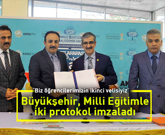 Büyükşehir, Milli Eğitimle iki protokol imzaladı