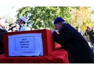 Şehit uzman çavuş ebediyete uğurlandı