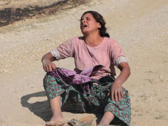 Alevleri görünce sinir krizi geçirdi