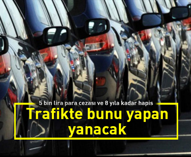 Sahte plaka kullanan şimdi yandı