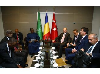 Erdoğan Çad Cumhurbaşkanı Itno ile görüştü