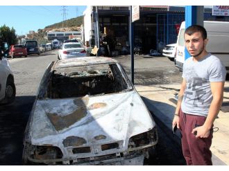 Otomobilini kundaklayan kişi tanıdık çıktı