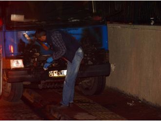 Kargo kamyonu kundaklandı