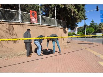 Askeriye önündeki şüpheli paket tezkereci valizi çıktı