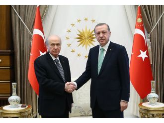 Erdoğan Bahçeli’yle görüştü