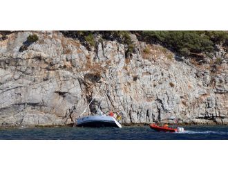 Yelkencileri Sahil Güvenlik kurtardı