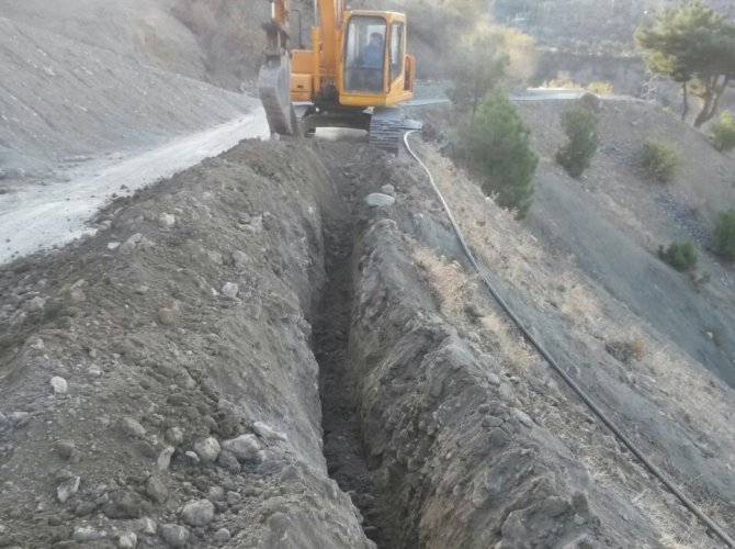 Karamanlı’ya 20 kilometre içme suyu şebekesi yapıldı
