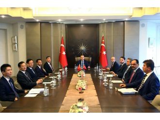 Çin Devlet Konseyi Başbakan Yardımcısı Beştepe’de