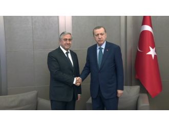 Erdoğan ve Akıncı bir araya geldi