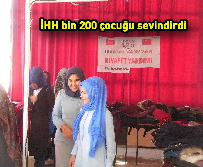 İHH bin 200 çocuğu sevindirdi