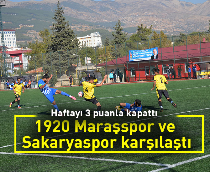 1920 Maraşspor ve  Sakaryaspor karşılaştı