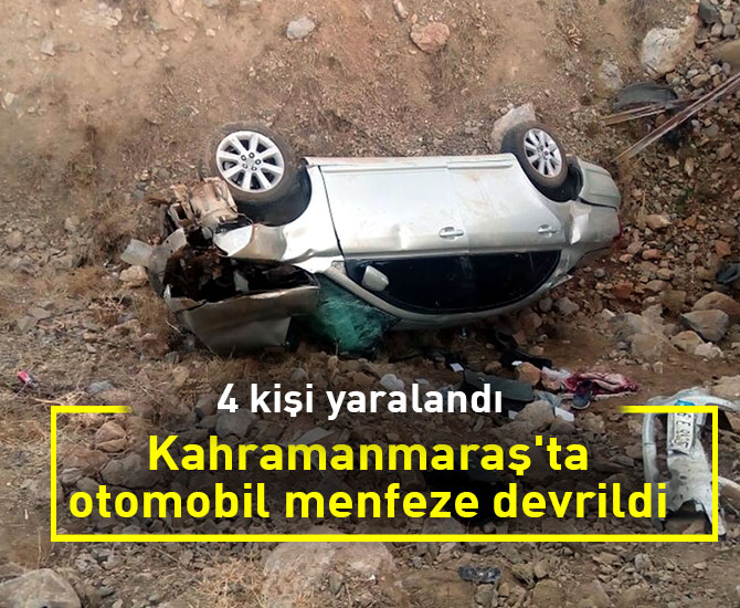 Kahramanmaraş'ta trafik kazası: 4 yaralı