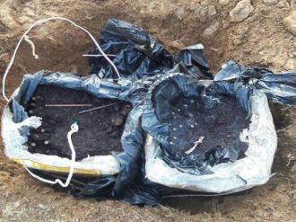 Yağ tenekesinde bulundu