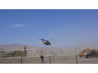 Askeri bölgeye yaklaşan şüpheli İHA, yaylım ateşine tutuldu