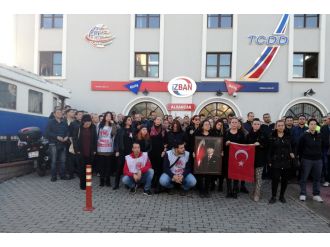 Gerevdeki işçiler Ata’sını andı