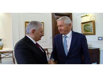 Thorbjorn Jagland Çankaya Köşkünde