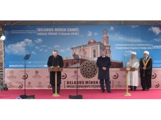 Cumhurbaşkanı Erdoğan Belarus’ta cami açılışına katıldı