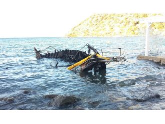 150 bin lira değerindeki tekne kül oldu